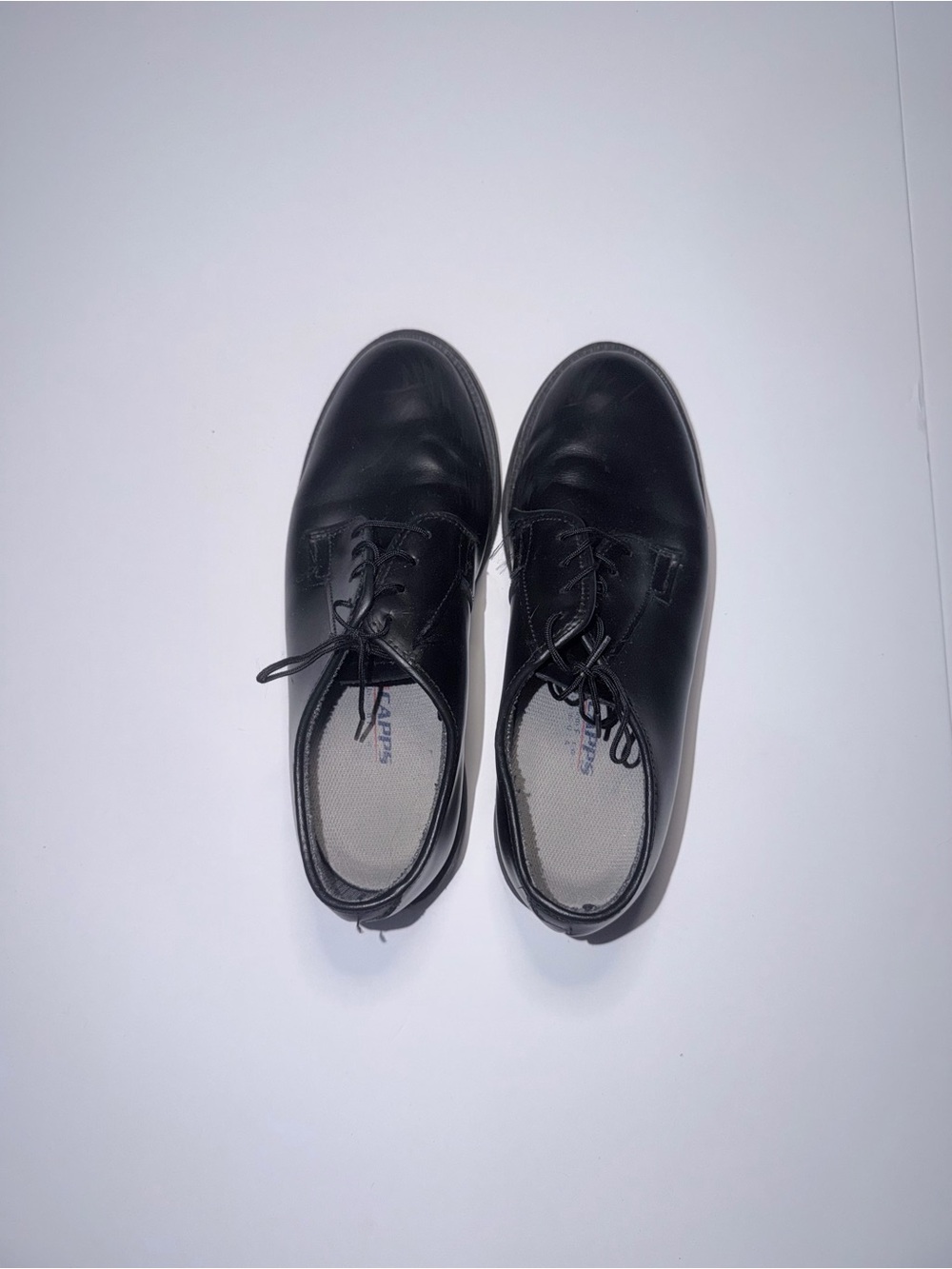 Men's Black Lace-Up Comfort Sneakers